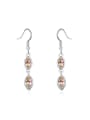 thumb Simple Marquise austrian Crystals Drop Earrings 0