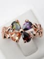 thumb Colorful Flower High Quality Women Party Ring 1