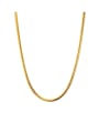 thumb Stainless Steel With Gold Plated Simplistic Chain 0