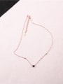 thumb Rose Gold Plated Simple Style Necklace 0