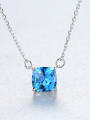 thumb 925 Sterling Silver With Delicate Square Necklaces 0