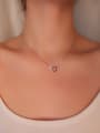 thumb Simple Tiny Hollow Geometrical Necklace 1