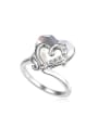 thumb Fashion Heart Swaroski Crystal Alloy Ring 0