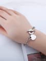 thumb Stainless Steel With Rose Gold Plated Classic Heart Bracelets 1