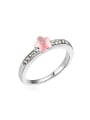 thumb Simple Flower austrian Crystals Alloy Ring 0