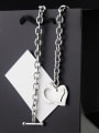 thumb Double Heart-shape Pendant Fashion Titanium Necklace 1