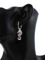 thumb Exquisite Fish Shaped Austria Crystal Clip On Earrings 1