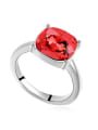 thumb Simple austrian Crystal Alloy Ring 3