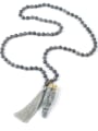 thumb Natural Stones Tassel Pendant Fashion Necklace 2