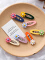 thumb Alloy With Platinum Plated Cute Flower Barrettes & Clips 0