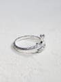 thumb Simple Tree Branch 925 Silver Opening Ring 1