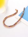 thumb High-quality Colorful Rose Gold Plated Zircon Bracelet 1