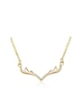 thumb Summer New Style  Antler Plating Fashion Necklace 0