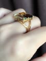 thumb 18K Gold Plated Personalized Crystals Multistone ring 1