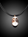 thumb Unisex Mask Shaped Artificial Leather Necklace 1