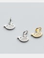 thumb 925 Sterling Silver With 18k Gold Plated Cute fish Charms 2