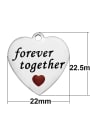 thumb Stainless Steel With Classic Heart Charms 1