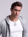 thumb Western Style Cross Pendant Men Necklace 1