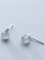 thumb 925 Sterling Silver With 18k Rose Gold Plated  Small light bulb Stud Earrings 0
