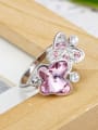 thumb Fashion austrian Crystals Butterfly Copper Ring 1