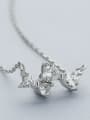 thumb S925 Silver Bowknot Necklace 3