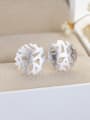 thumb Beautiful Women Hollow Snow Stud Earrings 1