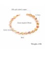 thumb Copper With Rose Gold Plated Fashion Heart Bracelets 2