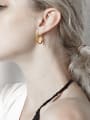 thumb Exquisite knot stainless steel gold and silver studs earings 2
