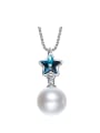 thumb Freshwater Pearl Star-shaped austrian Crystal Necklace 0