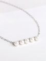 thumb Freshwater Pearls Silver Women Necklace 0