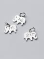 thumb 925 Sterling Silver With Silver Plated Cute Animal Elephant Charms 2