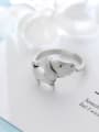 thumb Lovely Open Design Dog Shaped S925 Silver Ring 1