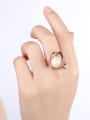 thumb Fashion Artificial Pearl Rhinestones Ring 1
