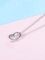 thumb Elegant Glass bead Heart Shaped Necklace 1