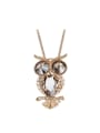 thumb Fashion austrian Crystals Owl Sweater Chain 0