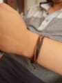 thumb Simply Style Men Artificial Leather Bracelet 1