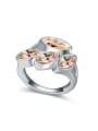 thumb Personalized Four Marquise austrian Crystals Alloy Ring 3