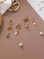 thumb Alloy With Rose Gold Plated Cartoon Pine Cone Squirrel Drop Earrings 1