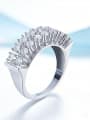 thumb Fashion Cubic Zirconias 925 Silver Ring 3