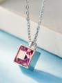 thumb 2018 Square-shaped austrian Crystal Necklace 3