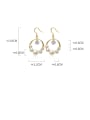 thumb 925 Sterling Silver With Artificial Pearl Fashion Round Hook Earrings 2