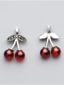 thumb 925 Sterling Silver With Antique Silver Plated Cute Cherry Charms 0