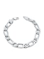 thumb Simply Style Silver Plated Round Shaped Bracelet 0