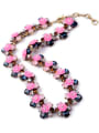 thumb Pink Flowers Luxury Necklace 1