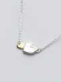 thumb S925 Silver Necklace Pendant, female fashion, sweet love necklace, temperament, heart and soul, clavicle chain D4294 1