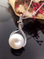 thumb Simple Freshwater Pearl Necklace 1