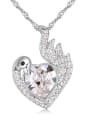 thumb Fashion austrian Crystals Phoenix Pendant Alloy Necklace 4