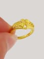 thumb Creative 24K Gold Plated Double Heart Design Ring 2