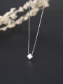 thumb White Square Necklace 1