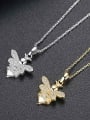 thumb Copper With  Cubic Zirconia Trendy Insect  honeybee Necklaces 0